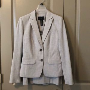 Light Grey Suit Jacket and Skirt